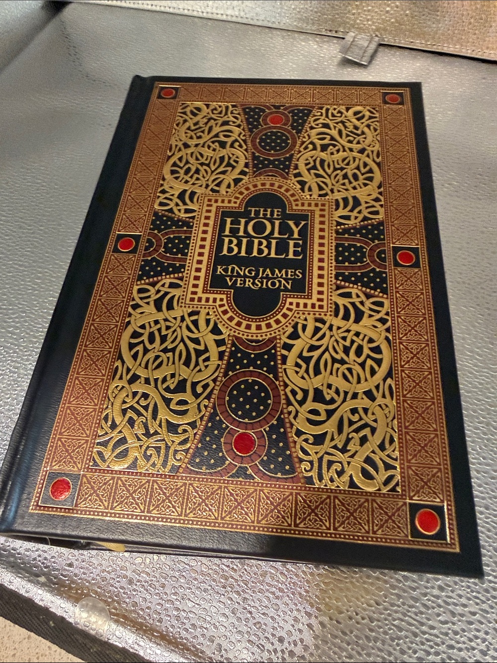 The Holy Bible King James Version — Black & Gold Decorative Hardcover